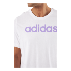 ADIDAS Essentials Single Jersey Linear Embroidered Logo T-Shirt White -Takit Myynti 2023 60932 27 004