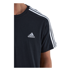 ADIDAS Essentials Single Jersey 3-Stripes T-Shirt Black -Takit Myynti 2023 60932 31 004