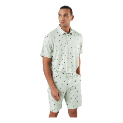 Adidas Ultimate 365 Allover Print Polo White/Green -Takit Myynti 2023 60974 19 006