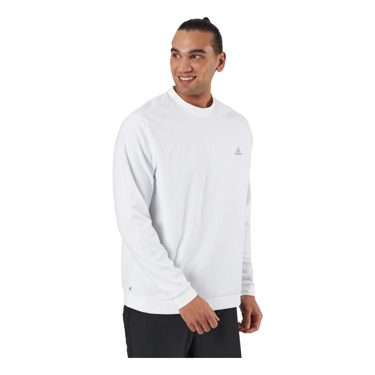 ADIDAS Core Crew Sweatshirt White 3 ADIDAS Core Crew Sweatshirt White