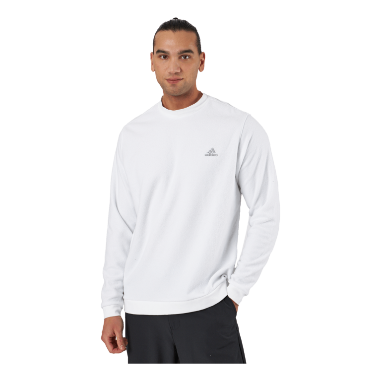 ADIDAS Core Crew Sweatshirt White 4 ADIDAS Core Crew Sweatshirt White - Image 2