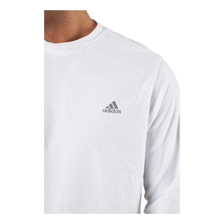ADIDAS Core Crew Sweatshirt White 6 ADIDAS Core Crew Sweatshirt White - Image 4