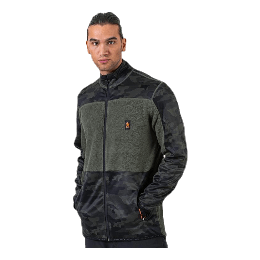 Bula Camo Fleece Jacket Green 3 Bula Camo Fleece Jacket Green