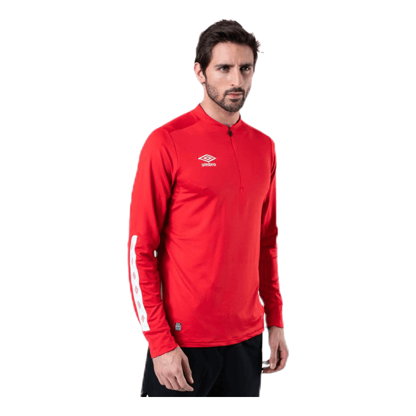 UMBRO UX Elite Halfzip Top White/Red 6 UMBRO UX Elite Halfzip Top White/Red - Image 4
