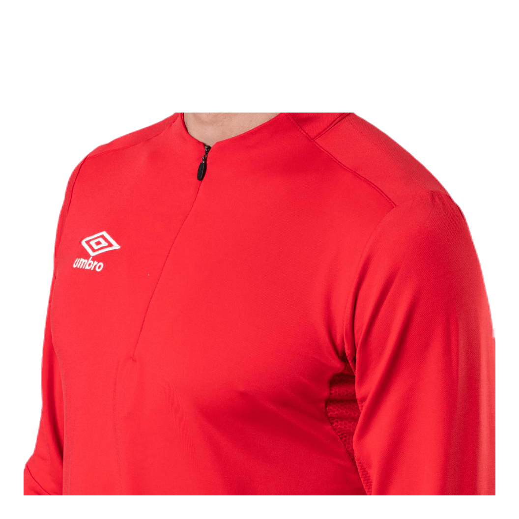 UMBRO UX Elite Halfzip Top White/Red 8 UMBRO UX Elite Halfzip Top White/Red - Image 6