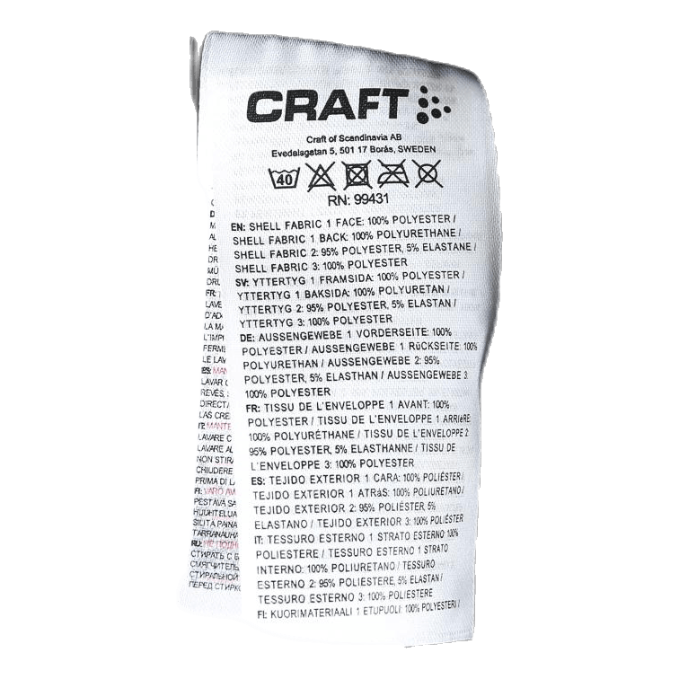 Craft Verve Rain Jacket Black 8 Craft Verve Rain Jacket Black - Image 6