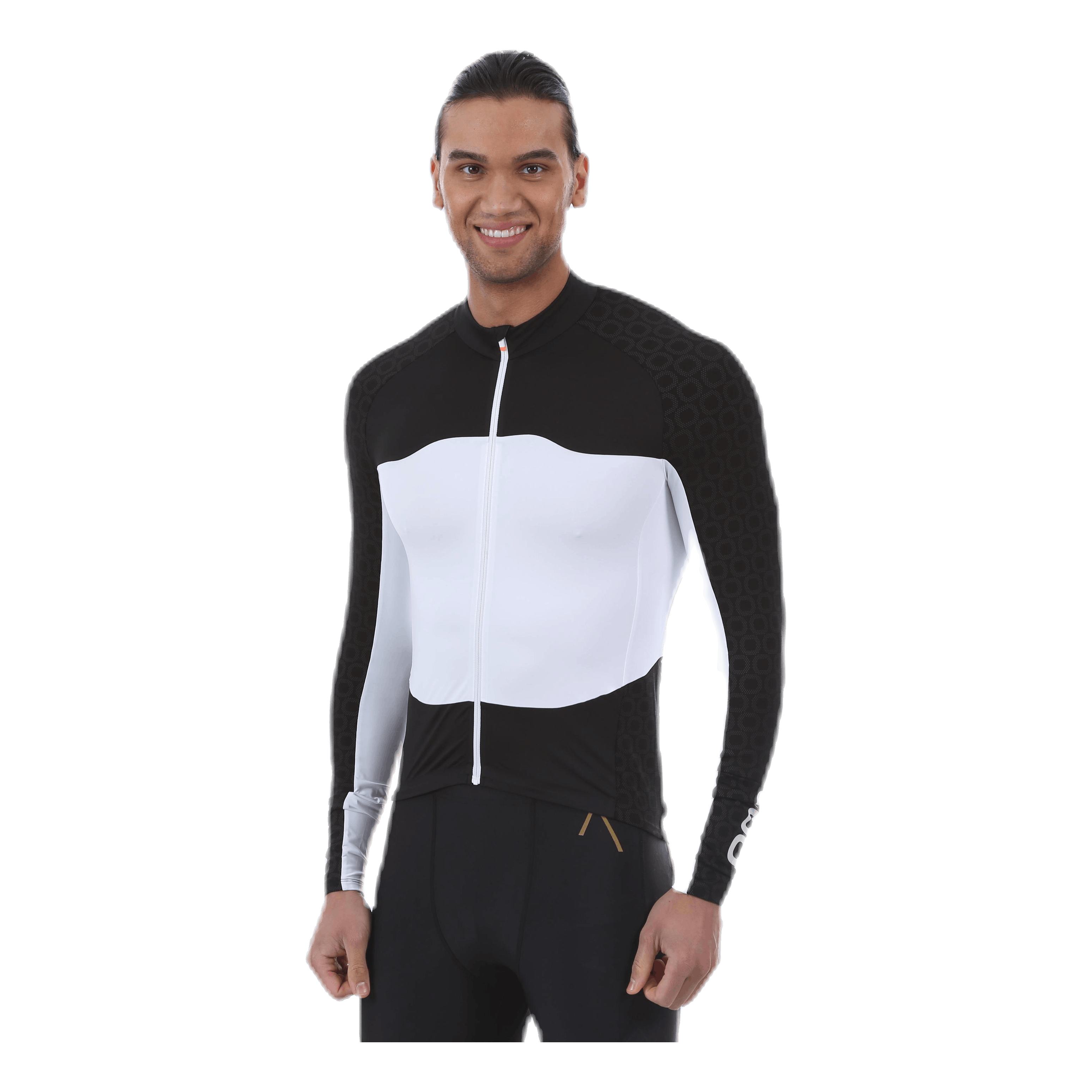 POC AVIP LS Ceramic Jersey White/Black 5 POC AVIP LS Ceramic Jersey White/Black - Image 3