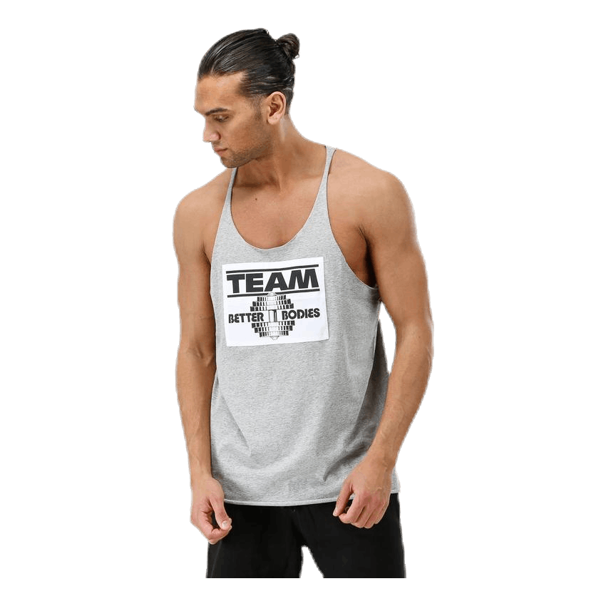 Better Bodies Team BB Raw Cut Tank Grey 3 Better Bodies Team BB Raw Cut Tank Grey