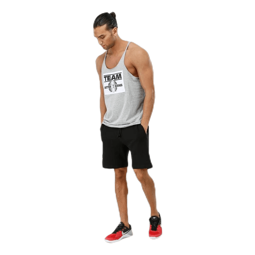 Better Bodies Team BB Raw Cut Tank Grey 5 Better Bodies Team BB Raw Cut Tank Grey - Image 3