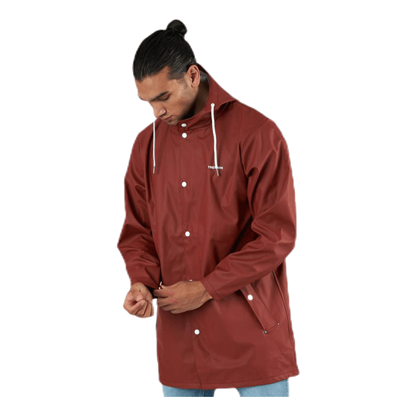 Tretorn Wings Rain Jacket Brown/Red 7 Tretorn Wings Rain Jacket Brown/Red - Image 5