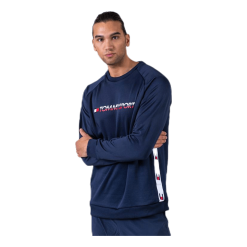 Tommy Hilfiger Sport Knit Crew Sweat Logo Tape Blue -Takit Myynti 2023 8719858593511 003 16064c38dceb4c1ebdee4460225a51bf