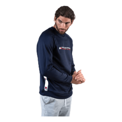 Tommy Hilfiger Sport Knit Crew Sweat Logo Tape Blue -Takit Myynti 2023 8719858593511 004 7740fae6daab4bac8dfa90ee591b318b