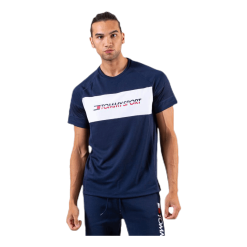 Tommy Hilfiger Sport Performance Mesh Tee Blue