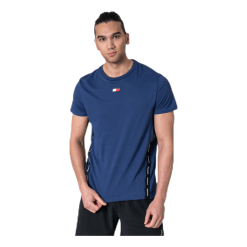 Tommy Hilfiger Sport Tape Logo Top Blue