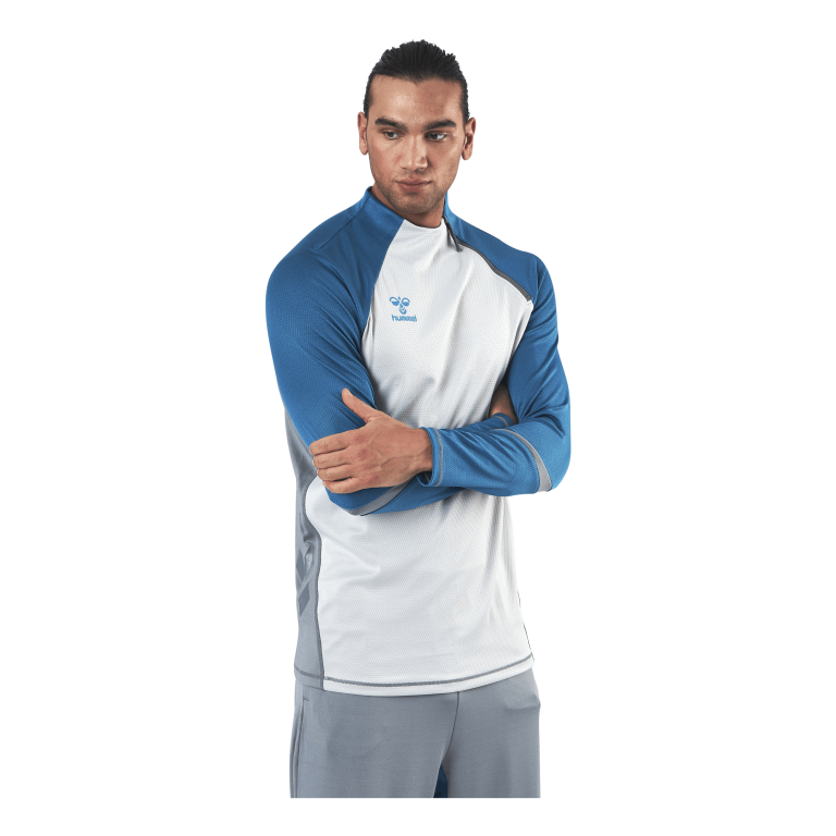 Hummel Invicta Half Zip Sweat Blue 3 Hummel Invicta Half Zip Sweat Blue