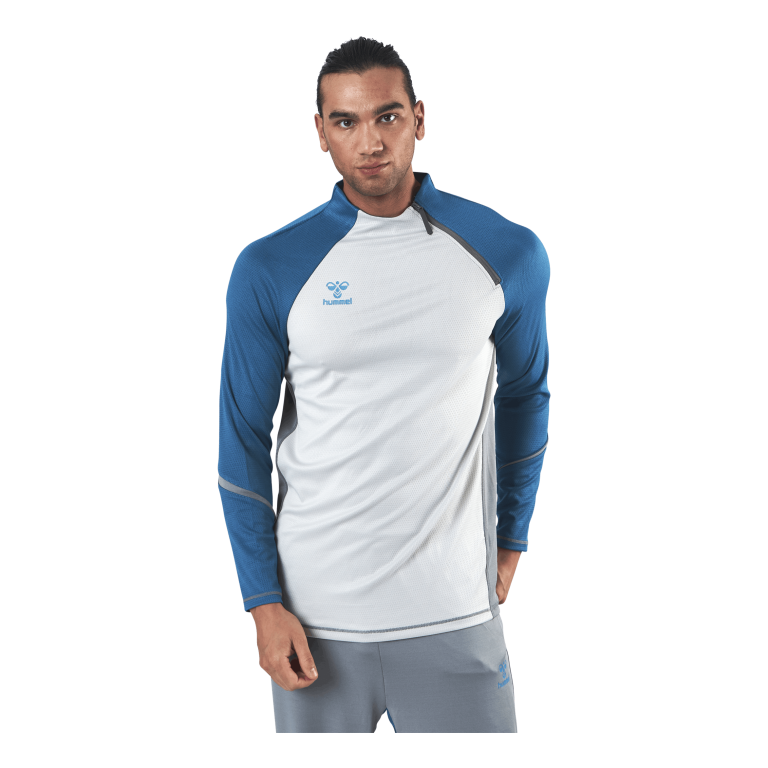 Hummel Invicta Half Zip Sweat Blue 4 Hummel Invicta Half Zip Sweat Blue - Image 2