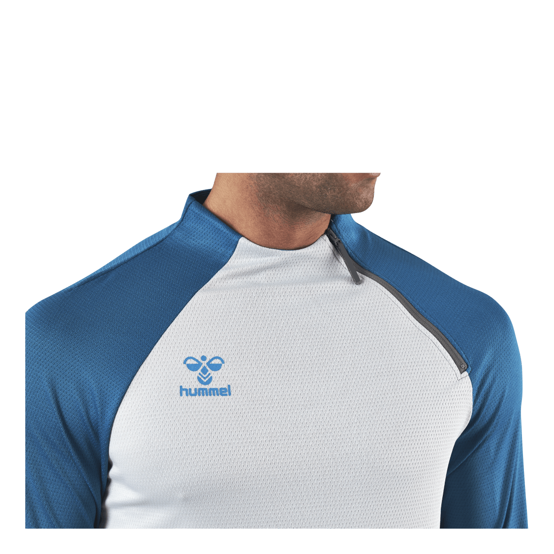 Hummel Invicta Half Zip Sweat Blue 6 Hummel Invicta Half Zip Sweat Blue - Image 4