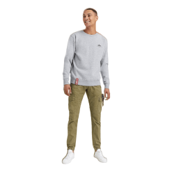 Alpha Industries Inc Basic Sweater Small Logo Grey -Takit Myynti 2023 90141 99 003