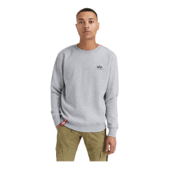 Alpha Industries Inc Basic Sweater Small Logo Grey -Takit Myynti 2023 90141 99 004