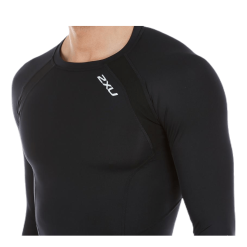 2XU Compression Long Sleeve Top Black/Silver -Takit Myynti 2023 9336340407256 004 ace0df3628f648d3bb0878d38285f0c0