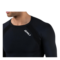 2XU Compression Long Sleeve Top Black/Silver -Takit Myynti 2023 9336340407256 008 7d6a06fe7cb3485a82e1c997b63a4692